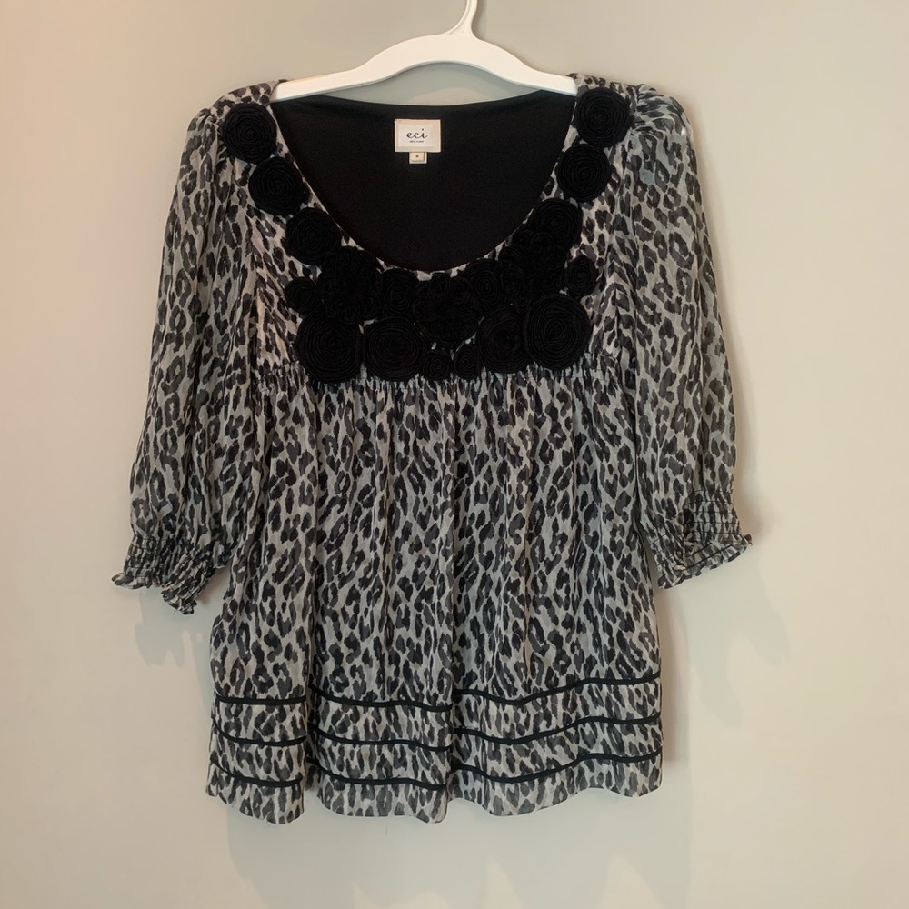Eci New York dressy top, size 6